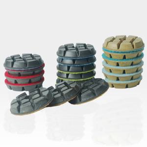 3개입 3인치 80mm 레진 본드 다이아몬드 건식 연마 패드 콘크리트 바닥 에폭시 디스크 대리석 화강암용