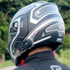 오토바이 헬멧 일체형 스쿠터 바이크 하이바 블루투스