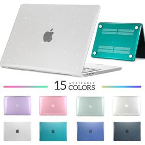Macbook 15 A1707 A2941 용 반짝이 노트북 케이스 Air 13 A2681 A2337 A1466 apple 호환 가방