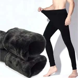 [하프클럽/]겨울 한파 발열 스판 융털 남성 내의 바지 레깅스