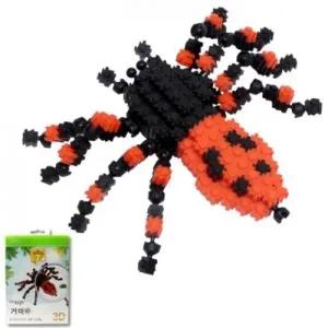 곤충7 거미 모형조립 여름만들기 어린이 거미 캐릭터 블록 곤충 도안 선풍기