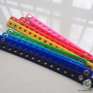 지비추 팔찌 실리콘 똑딱이 구멍 캐릭터 슈비츠 꼬다리