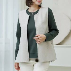 (~99size)리츠밍크방울조끼 VED6005_DC