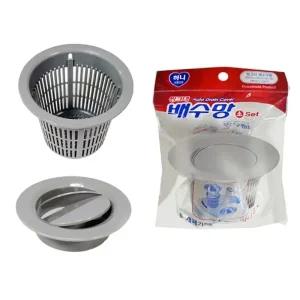 하니 플라스틱 씽크대 배수망 소형세트