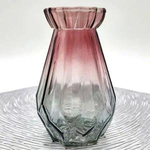 [콩심팥심]화병 인테리어 거실 화분 유리화병 레드그레이