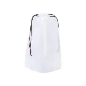 여행 무지 반투명 복조리백 파우치 20x30