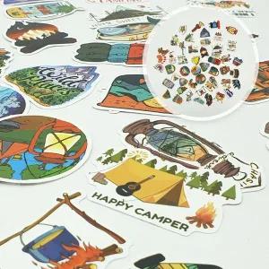PVC 코팅 캠핑 디자인 스티커 캠핑스티커