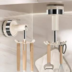 무타공 옷걸이 흡착식 회전 문어 걸이 멀티 소품걸이