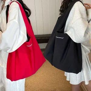 [콩심팥심]여성 빅 숄더 쇼퍼 백 데일리 보부상 큰 가방 휘뚜루마뚜루가방