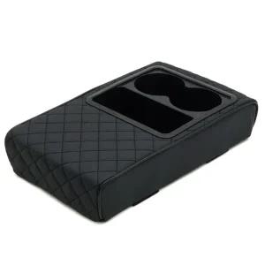 차량용 멀티 콘솔박스 쿠션 수납함 컵홀더 포켓 C121 격자