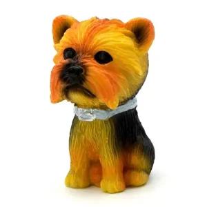 자동차 강아지 인형 피규어 장식품 액세서리 애완견 꾸미기 요크셔