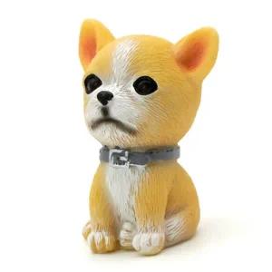 자동차 강아지 인형 피규어 장식품 액세서리 애완견 꾸미기 치와와