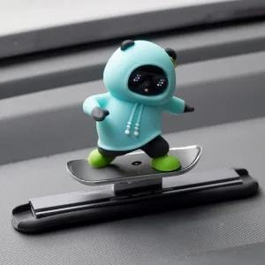 자동차 악세사리 슬라이드 인형 장식품 보드곰 C101 대시보드 블루