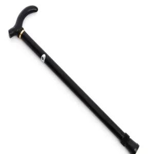 초경량 접이식 지팡이 블랙 보조 보행기 노인용 손잡이 알루미늄 (WFK8OE7)