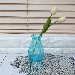 [콩심팥심]인테리어소품 유리꽃병 글로리화병 소 (블루)