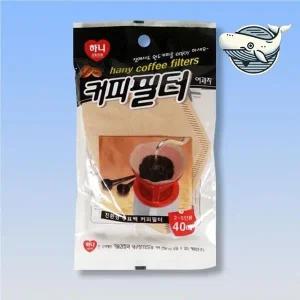 커피 필터 40매 원두 추출 필터
