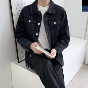 변형적은 탄탄한핏 캐주얼 청자켓 (WFK8HYA)