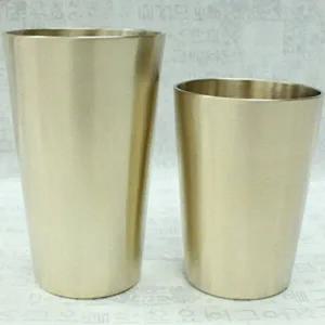 고품질 (특가)(한국유기) 맥주컵 2호 놋컵 혼수용품 선물세트 WFGDROU