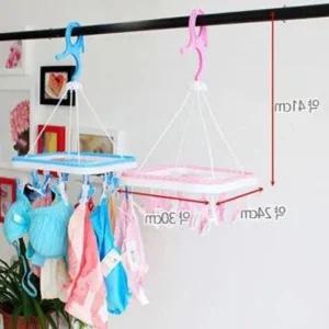 빨래줄 양말 속옷 옷걸아 만능 집게 건조대 빨래건조대 (WFK8ICU)