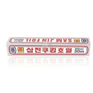 [콩심팥심]삼진 쿠킹호일 30cmX30m 알루미늄호일 김밥포장지 업소용호일
