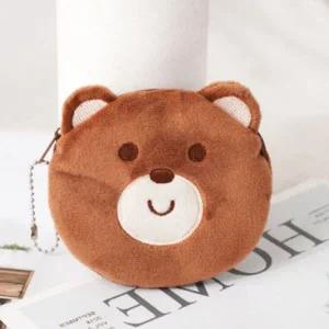 곰돌이 여행 동전지갑 귀여운 미니 열쇠고리 키링 동전지갑 동전