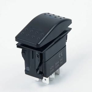 7Pin DPDT ON-OFF-ON 2 LED 로커 스위치 자동차 트럭 해양 범용 DC 12V 20A  24V 10A 보트 오프로드