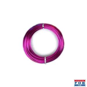 [셀러에이드]포비 와이어 공예 칼라철사 두께 2.0mm x 16M 보라
