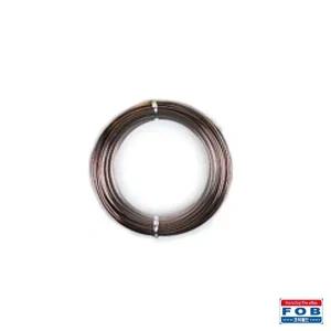 [셀러에이드]포비 와이어 공예 칼라철사 두께 2.0mm x 16M 갈색