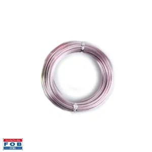 [셀러에이드]포비 와이어 공예 칼라철사 두께 2.0mm x 16M 분홍