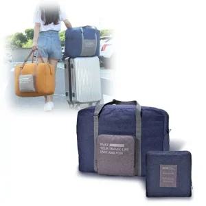 여행용 캐리어 결합 보조가방 접이식 기내용 폴딩백 (WE04B61)