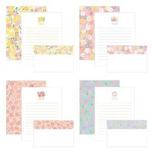 고품질 어반 플라워 편지지(20개) 편지지세트 단체선물 판촉물 (WE15401)