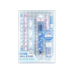 [셀러에이드]산리오캐릭터즈 시나모롤 케이스 문구세트