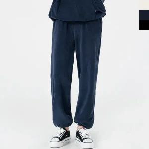 [하프클럽/]빅사이즈 허리밴딩 면 캐쥬얼 배기팬츠 루즈핏 배기