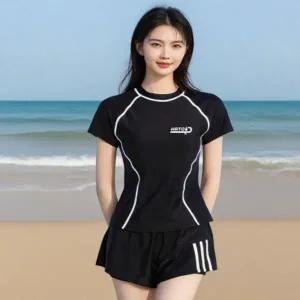 [하프클럽/]여자 이지 수영복 레쉬가드 세트 여성 래쉬가드 서핑수트 비치