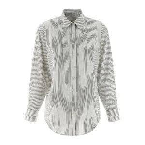 이자벨마랑 오로라 스트라이프 코튼 실크 셔츠 CH0262FAC4I01I ECBK