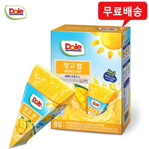 Dole 돌 후룻팝 망고팝(8개입)x4팩/100%과즙/무배