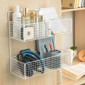 [BZJKNJ8M_4B]부착식 2단 수납선반 욕실정리대