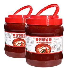 [MENPUUQM_52EN]뉴그린 쫄면양념장 x GWM 2kg 6개