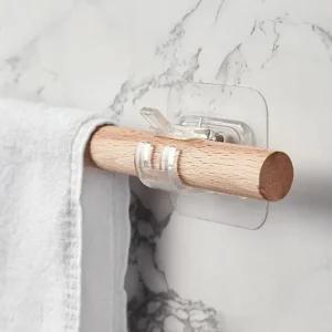 커튼클립 2개 클립 걸이 샤워 커튼 베어링 접착 욕실 (WFJQEGY)