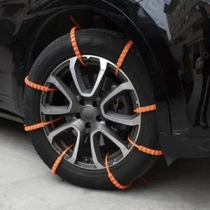 스노우체인 미끄럼방지 겨울철 안전 타이어 케이블 눈길 빙판