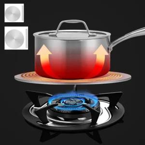 키밍 인덕션 열전도플레이트 받침대 240mm 280mm 주방도피자팬 겸용 기능 렌지 사용가능 그을림방지 용품