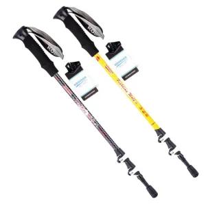 스키 스틱 등산장비 텔레스코픽 워킹 폴 합금 알늄