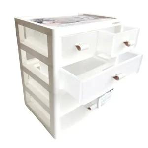 모던멀티서랍장4단 화이트