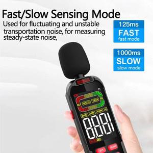 USB 충전 30 130dB A/C 가중치 디지털 사운드 레벨 미터 배터리/충전식 휴대용 Decibelim 데시벨 소음 측정기