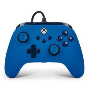 PowerA Advantage Xbox Series X|S용 유선 컨트롤러 - 파란색, 분리 가능한 10피트 USB-C 케이블, 매핑 가능한 버튼, 트리거 잠금 및 럼블 모터가 있는 Xbox 컨트롤러, Xbox용 공식 라이선스 취득