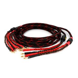 RCA 케이블페어 Hifi Western Electric 스피커 케이블 Audi 호환ophile 바나나-핀 플러그 Biwire LoudSpeak