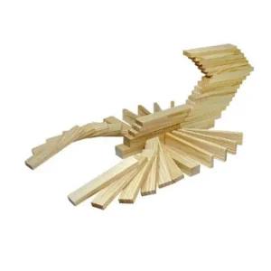 우드칩 250P 원목칩 우드블록 나무블록쌓기