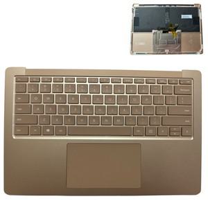 Surface Laptop 3 4 5 1951 13.5 인치 교체, 터치패드가 있는 울트라 슬림 풀 사이즈 노트북 팜레스트 키