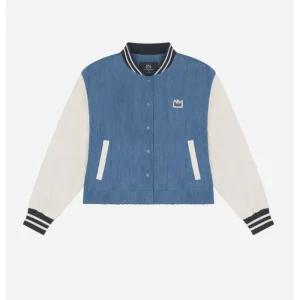 클라이드앤 [클라이드]여성 바스키아 바시티 데님 야구점퍼 (FPBJP780F) 321934