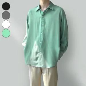 남자 긴팔 셔츠 빅사이즈 링클 프리 가을 와이셔츠